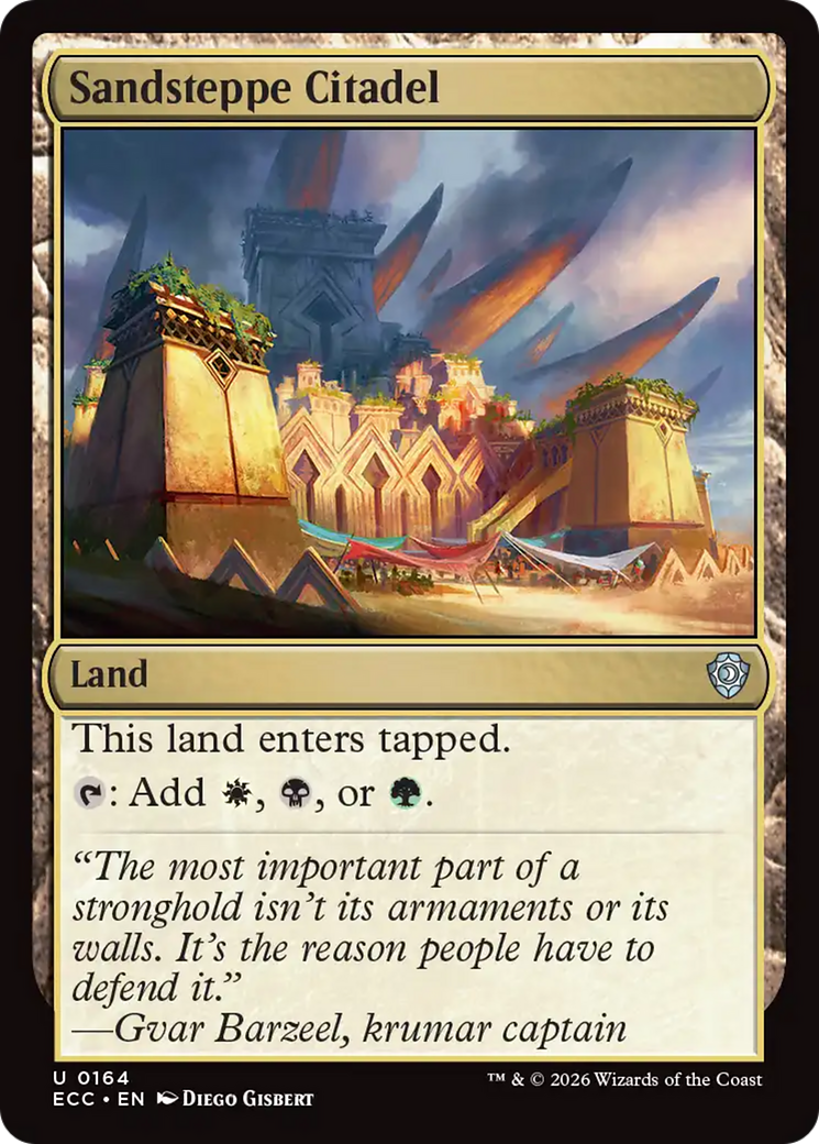 Sandsteppe Citadel [Lorwyn Eclipsed Commander] | Mega City Incorporated