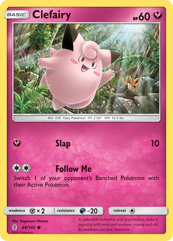 Clefairy (88/145) [Sun & Moon: Guardians Rising] | Mega City Incorporated