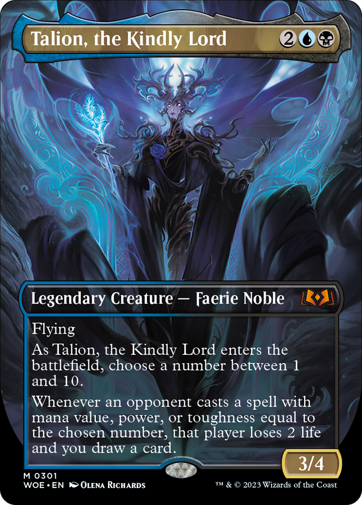 Talion, the Kindly Lord (Borderless Alternate Art) [Wilds of Eldraine] | Mega City Incorporated