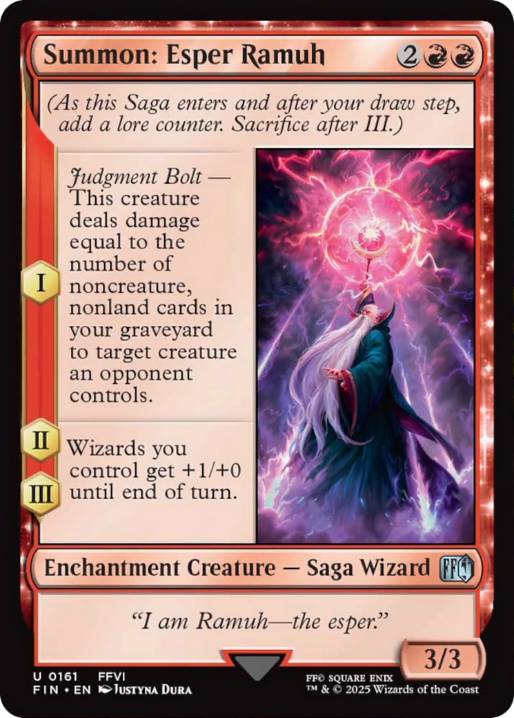 Summon: Esper Ramuh [FINAL FANTASY] | Mega City Incorporated