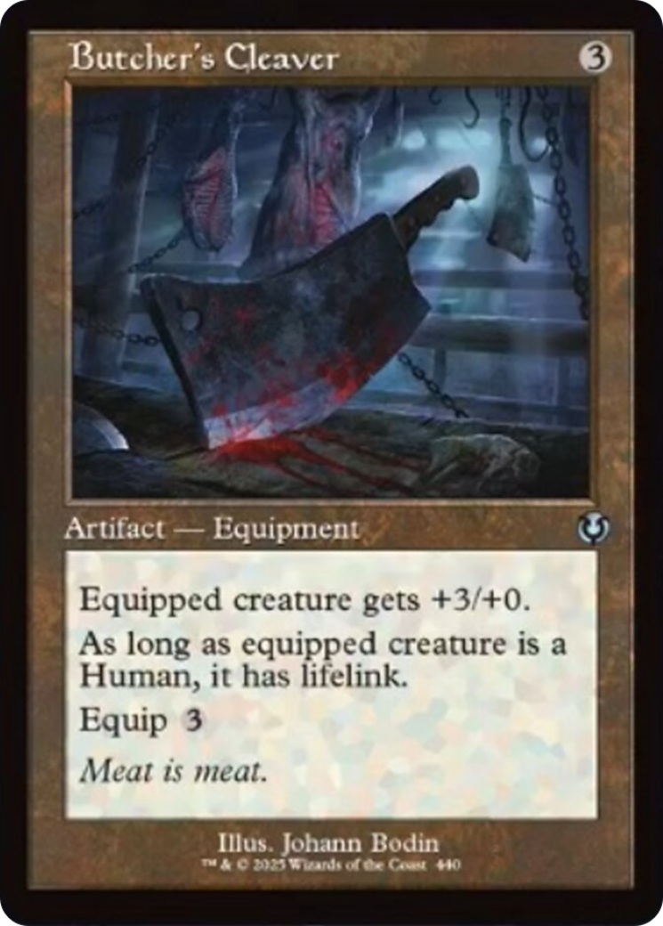 Butcher's Cleaver (Retro Frame) [Innistrad Remastered] | Mega City Incorporated