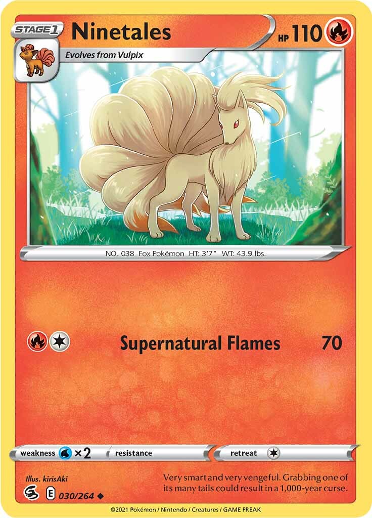 Ninetales (030/264) [Sword & Shield: Fusion Strike] | Mega City Incorporated