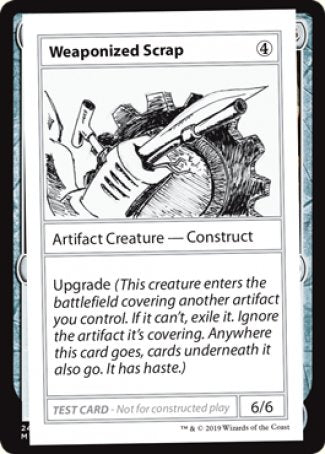 Weaponized Scrap (2021 Edition) [Mystery Booster Playtest Cards] | Mega City Incorporated