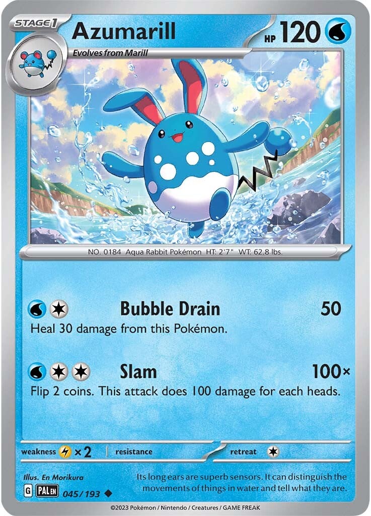 Azumarill (045/193) [Scarlet & Violet: Paldea Evolved] | Mega City Incorporated