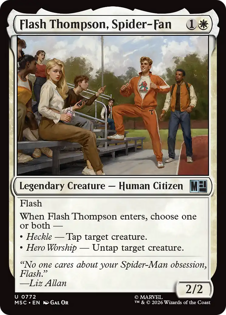 Flash Thompson, Spider-Fan [Marvel Super Heroes Commander] | Mega City Incorporated
