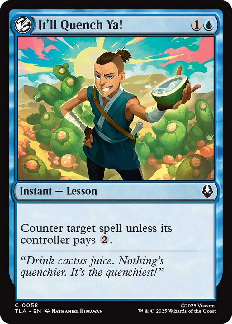 It'll Quench Ya! [Avatar: The Last Airbender] | Mega City Incorporated