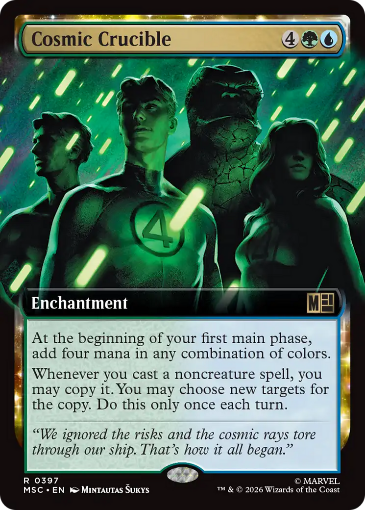 Cosmic Crucible (Extended Art) [Marvel Super Heroes Commander] | Mega City Incorporated
