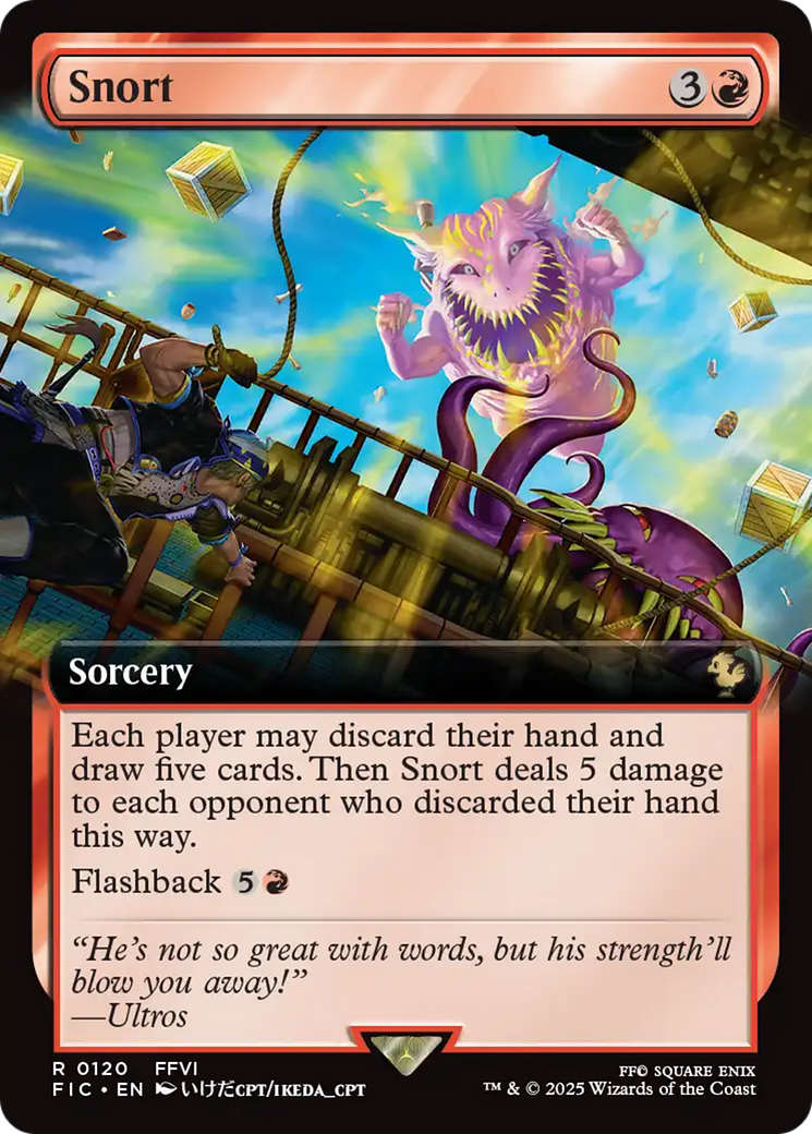 Snort (Extended Art) [FINAL FANTASY Commander] | Mega City Incorporated