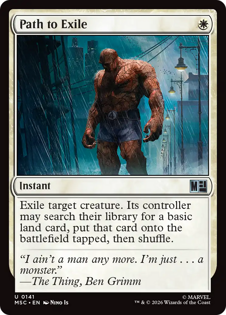 Path to Exile (Surge Foil) [Marvel Super Heroes Commander] | Mega City Incorporated