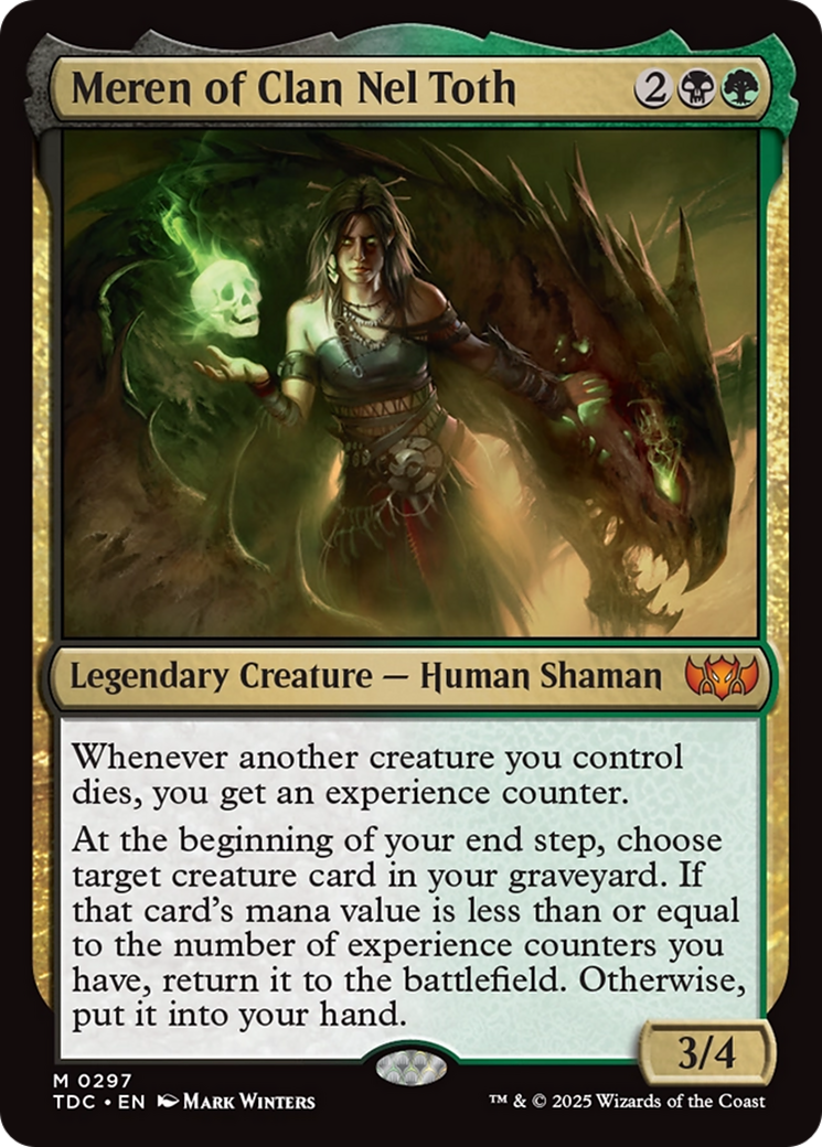 Meren of Clan Nel Toth [Tarkir: Dragonstorm Commander] | Mega City Incorporated