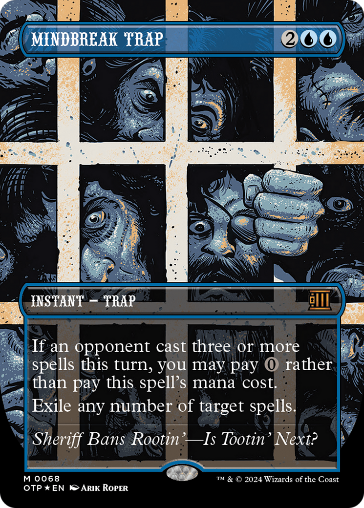 Mindbreak Trap (Textured Foil) [Outlaws of Thunder Junction: Breaking News] | Mega City Incorporated