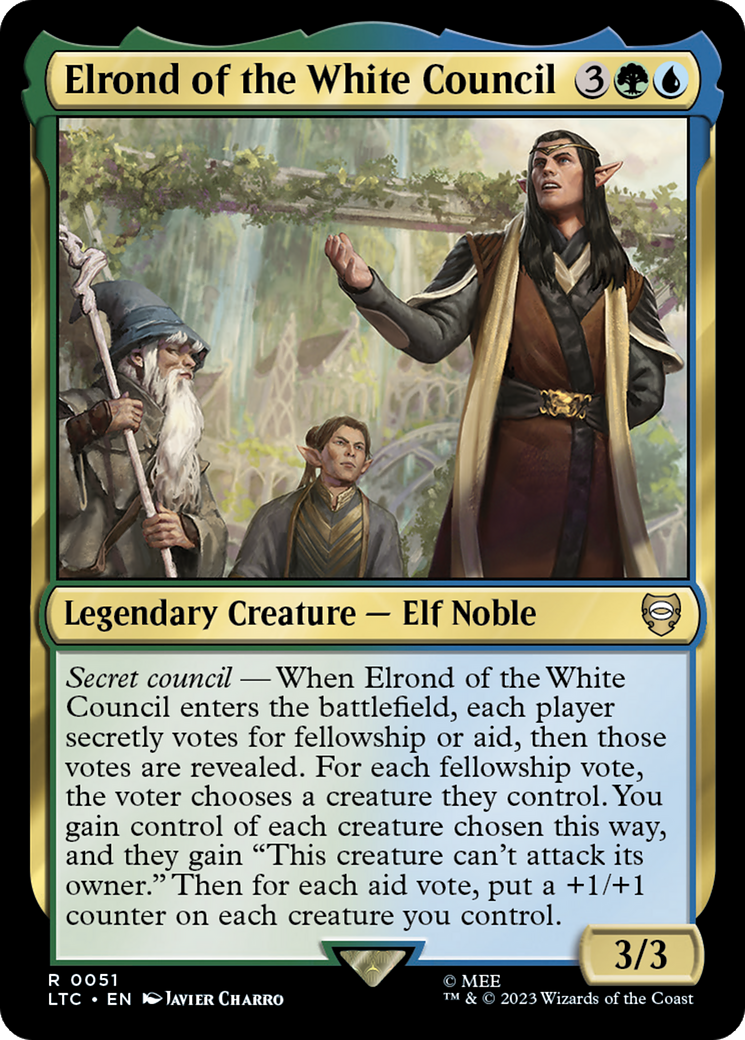 Elrond of the White Council [The Lord of the Rings: Tales of Middle-Earth Commander] | Mega City Incorporated