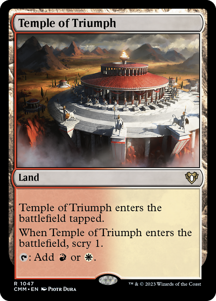 Temple of Triumph [Commander Masters] | Mega City Incorporated