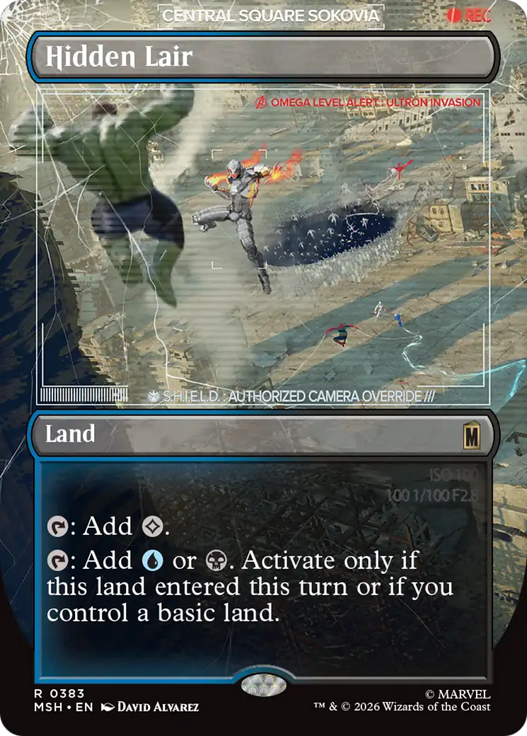 Hidden Lair (Borderless) [Marvel Super Heroes] | Mega City Incorporated