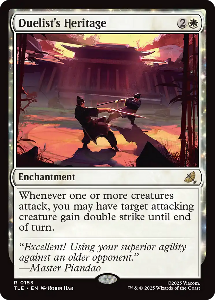 Duelist's Heritage [Avatar: The Last Airbender: Eternal-Legal] | Mega City Incorporated