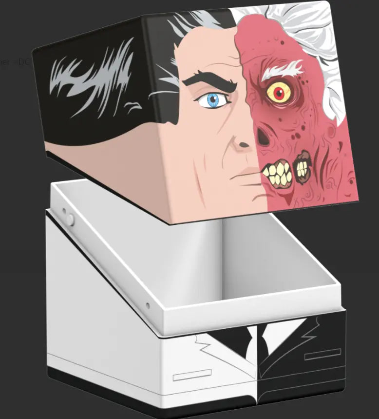 Ultimate Guard Deck Case Squaroes 100+ DC Two-Face | Mega City Incorporated