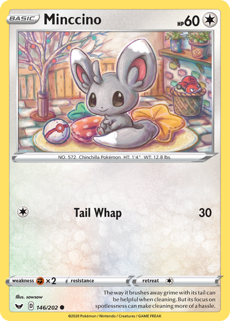 Minccino (146/202) [Sword & Shield: Base Set] | Mega City Incorporated