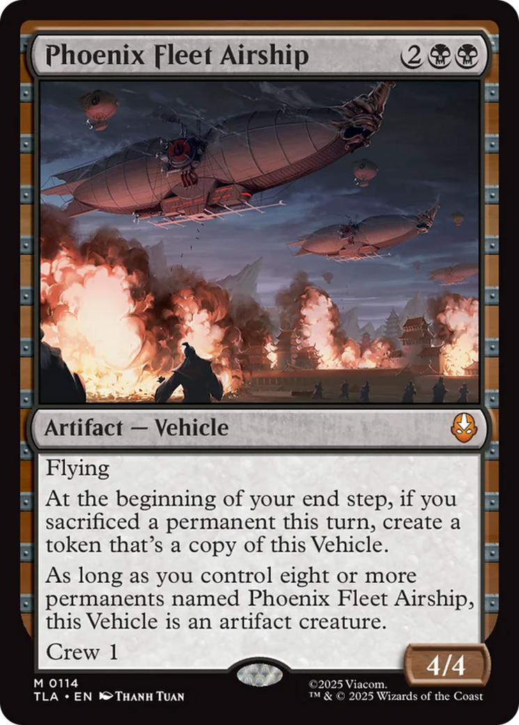 Phoenix Fleet Airship [Avatar: The Last Airbender] | Mega City Incorporated