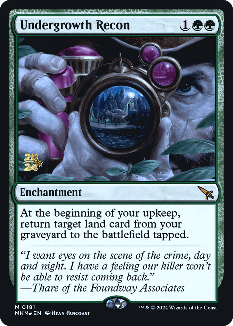 Undergrowth Recon [Murders at Karlov Manor Prerelease Promos] | Mega City Incorporated