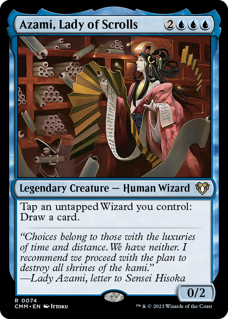 Azami, Lady of Scrolls [Commander Masters] | Mega City Incorporated