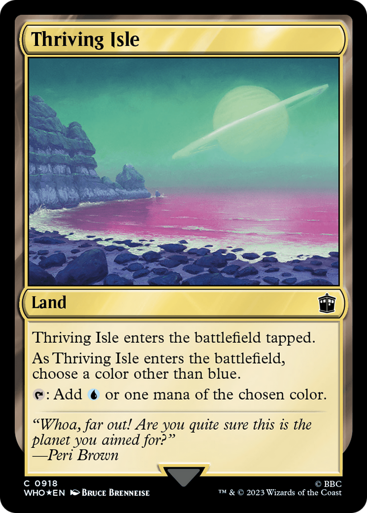 Thriving Isle (Surge Foil) [Doctor Who] | Mega City Incorporated