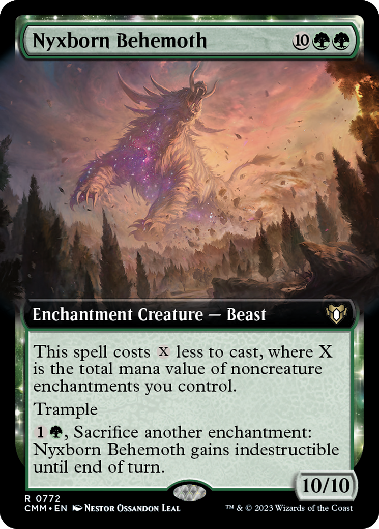 Nyxborn Behemoth (Extended Art) [Commander Masters] | Mega City Incorporated