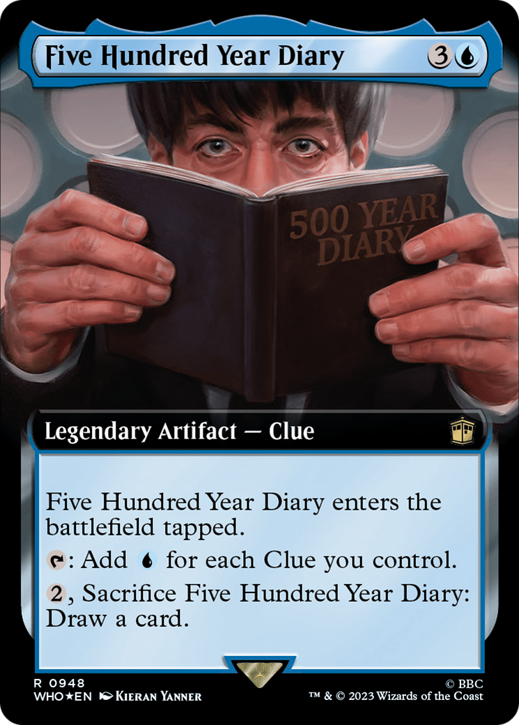 Five Hundred Year Diary (Extended Art) (Surge Foil) [Doctor Who] | Mega City Incorporated