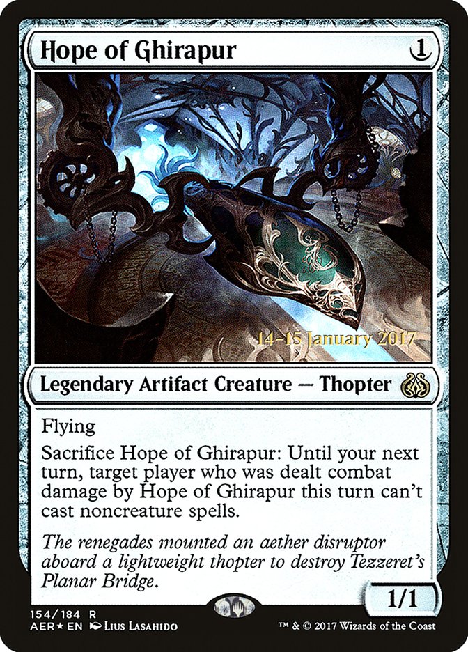 Hope of Ghirapur [Aether Revolt Prerelease Promos] | Mega City Incorporated