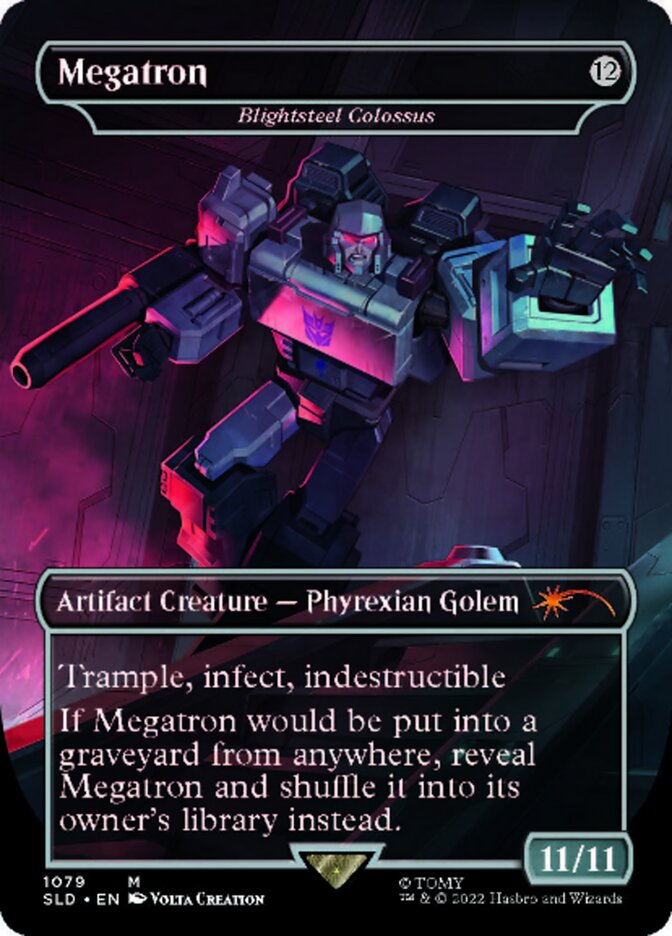 Blightsteel Colossus - Megatron (Borderless) [Secret Lair Drop Series] | Mega City Incorporated