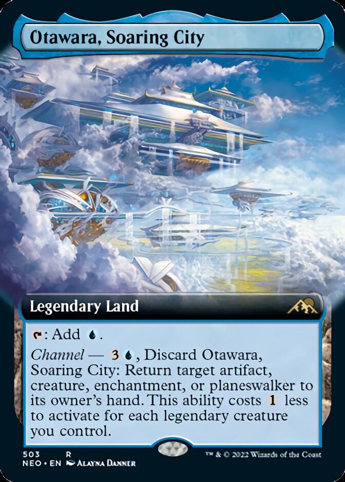 Otawara, Soaring City (Extended Art) [Kamigawa: Neon Dynasty] | Mega City Incorporated