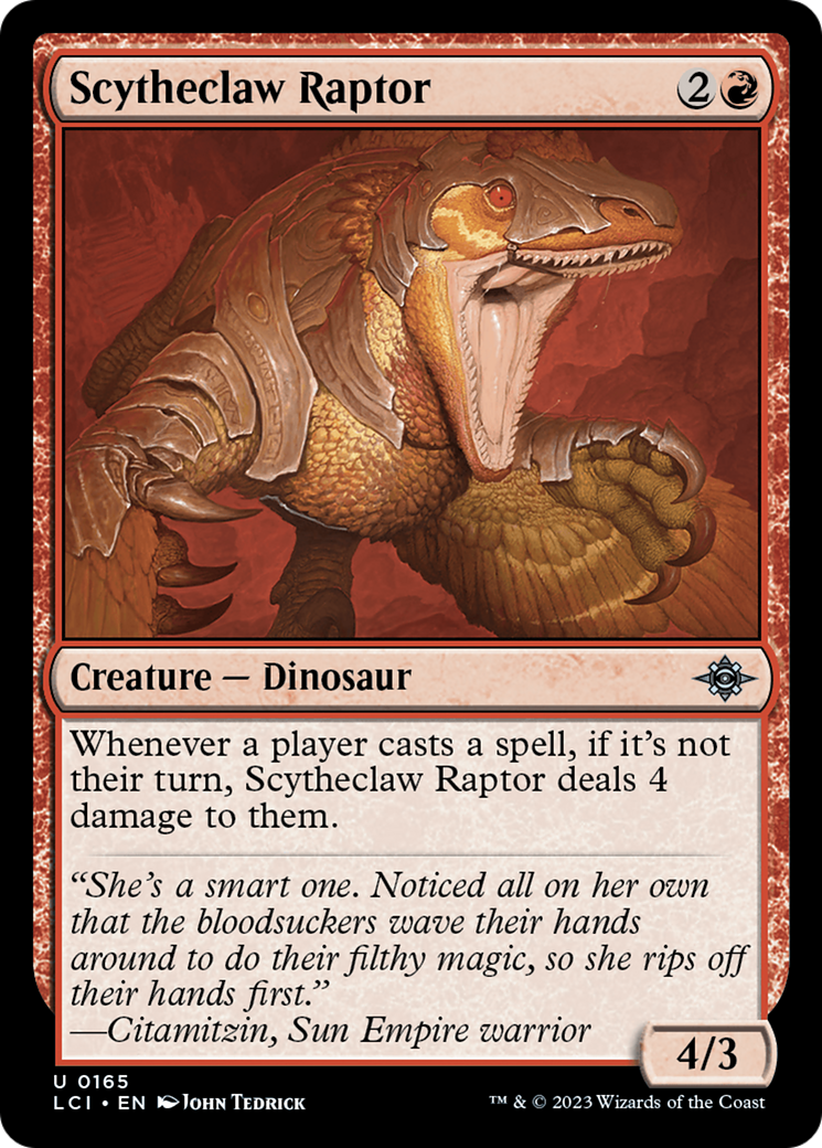 Scytheclaw Raptor [The Lost Caverns of Ixalan] | Mega City Incorporated