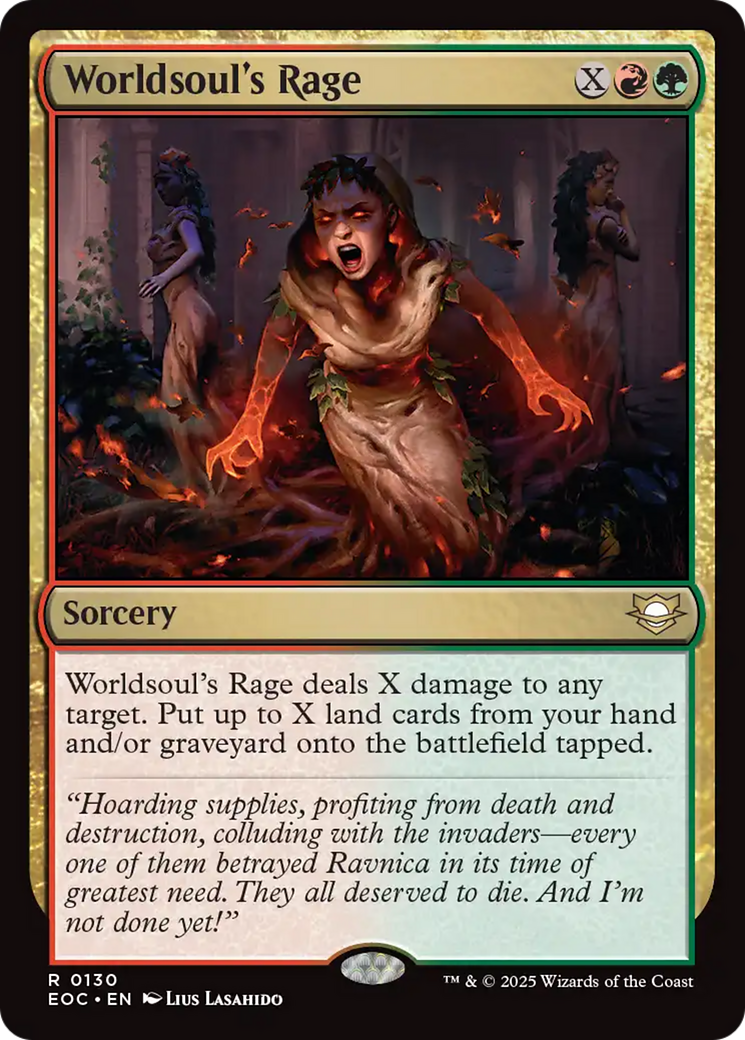 Worldsoul's Rage [Edge of Eternities Commander] | Mega City Incorporated