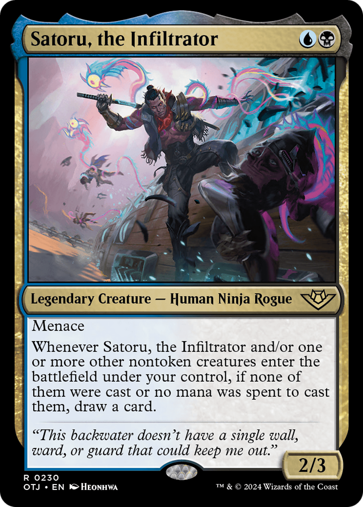 Satoru, the Infiltrator [Outlaws of Thunder Junction] | Mega City Incorporated