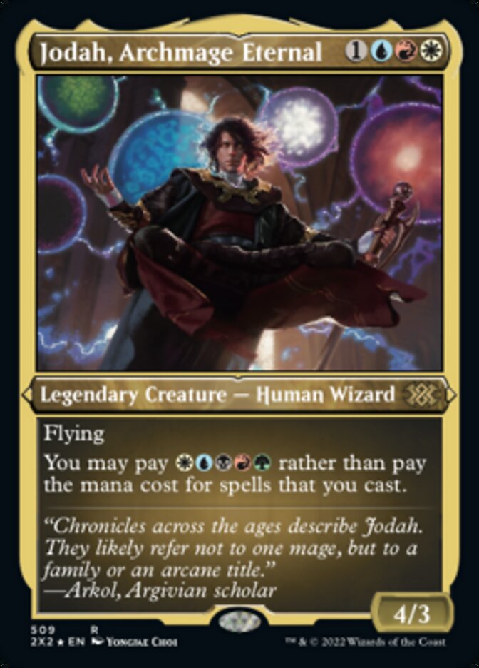 Jodah, Archmage Eternal (Foil Etched) [Double Masters 2022] | Mega City Incorporated