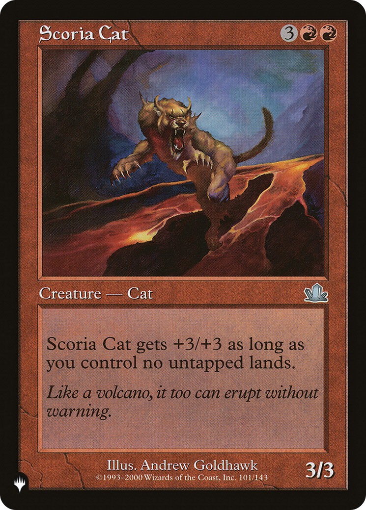 Scoria Cat [The List] | Mega City Incorporated