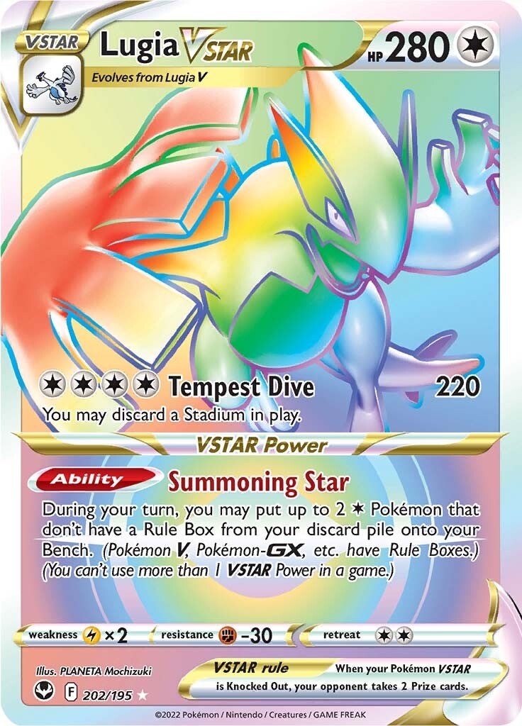 Lugia VSTAR (202/195) [Sword & Shield: Silver Tempest] | Mega City Incorporated