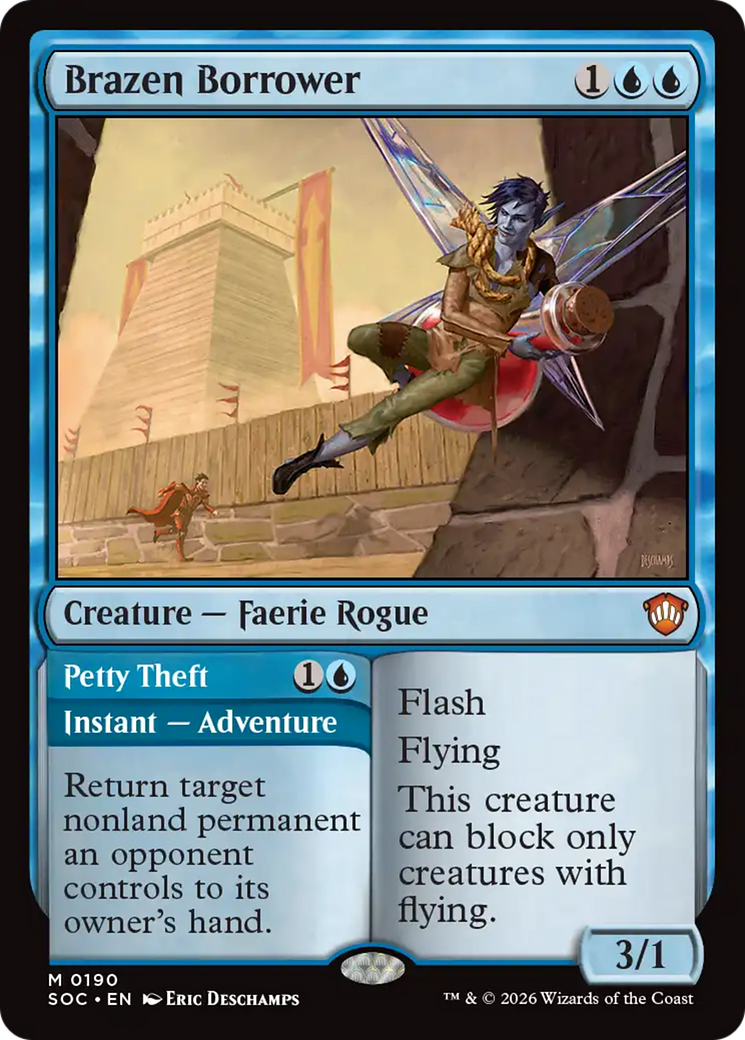 Brazen Borrower [Secrets of Strixhaven Commander] | Mega City Incorporated
