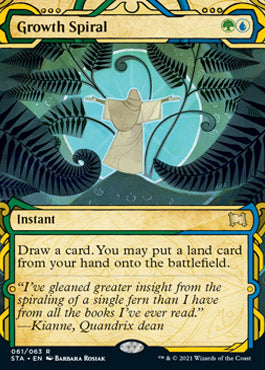 Growth Spiral (Foil Etched) [Strixhaven: Mystical Archive] | Mega City Incorporated