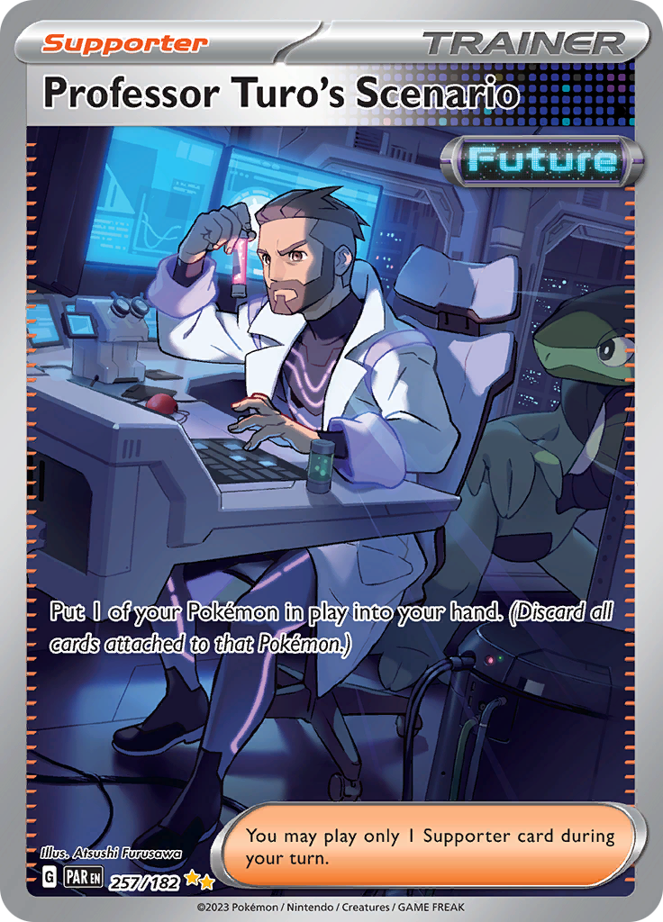 Professor Turo's Scenario (257/182) [Scarlet & Violet: Paradox Rift] | Mega City Incorporated