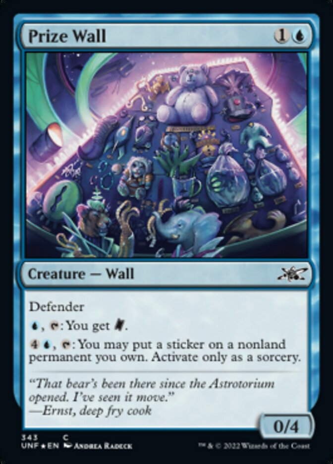 Prize Wall (Galaxy Foil) [Unfinity] | Mega City Incorporated