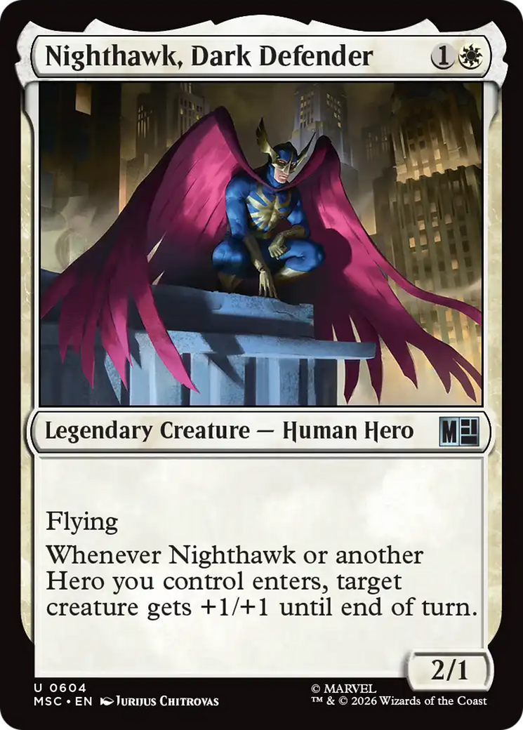 Nighthawk, Dark Defender [Marvel Super Heroes Commander] | Mega City Incorporated