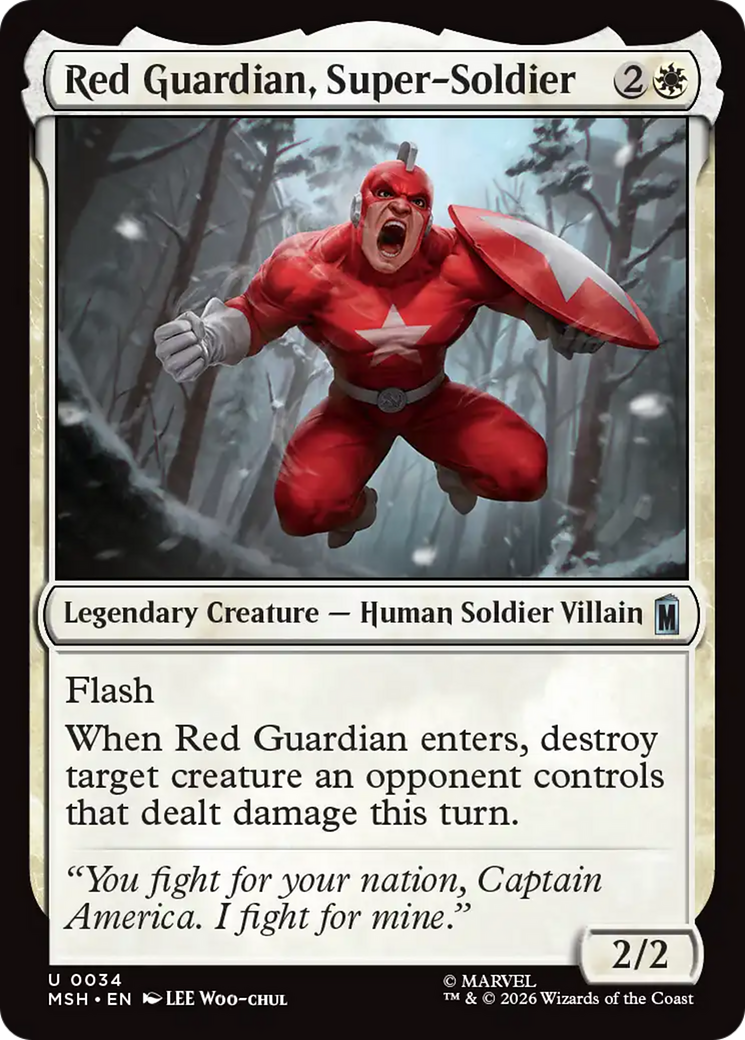 Red Guardian, Super-Soldier [Marvel Super Heroes] | Mega City Incorporated