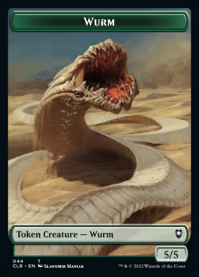 Phyrexian Beast // Wurm Double-Sided Token [Commander Legends: Battle for Baldur's Gate Tokens] | Mega City Incorporated