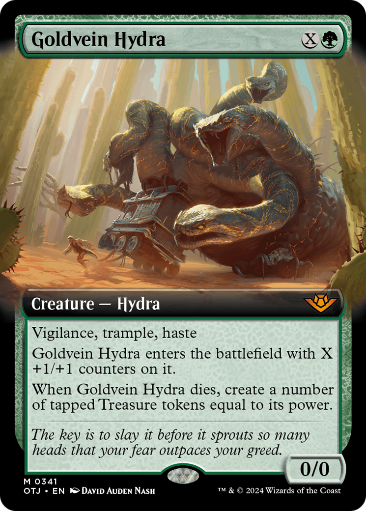 Goldvein Hydra (Extended Art) [Outlaws of Thunder Junction] | Mega City Incorporated