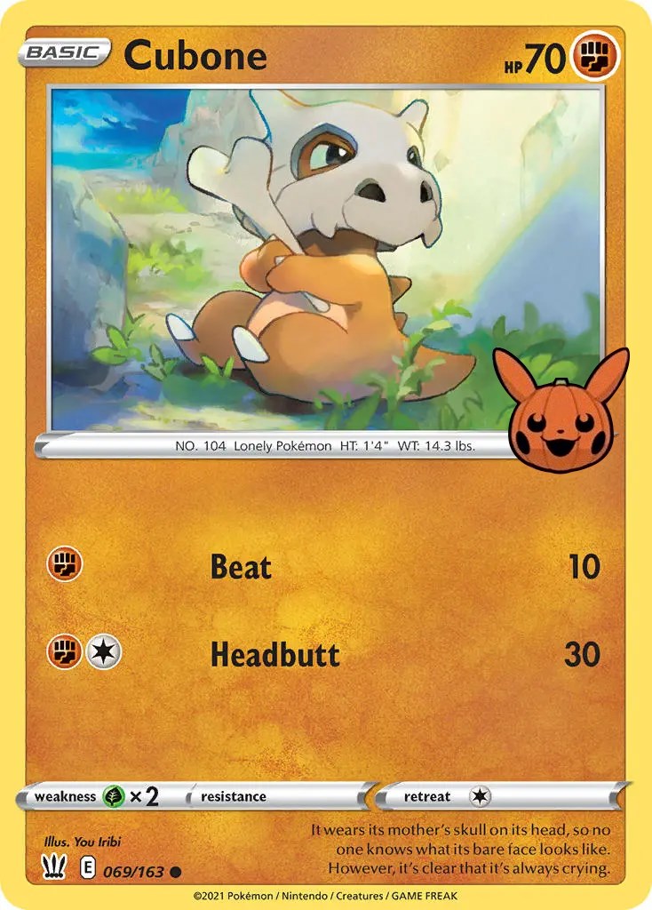 Cubone (069/163) [Trick or Trade] | Mega City Incorporated