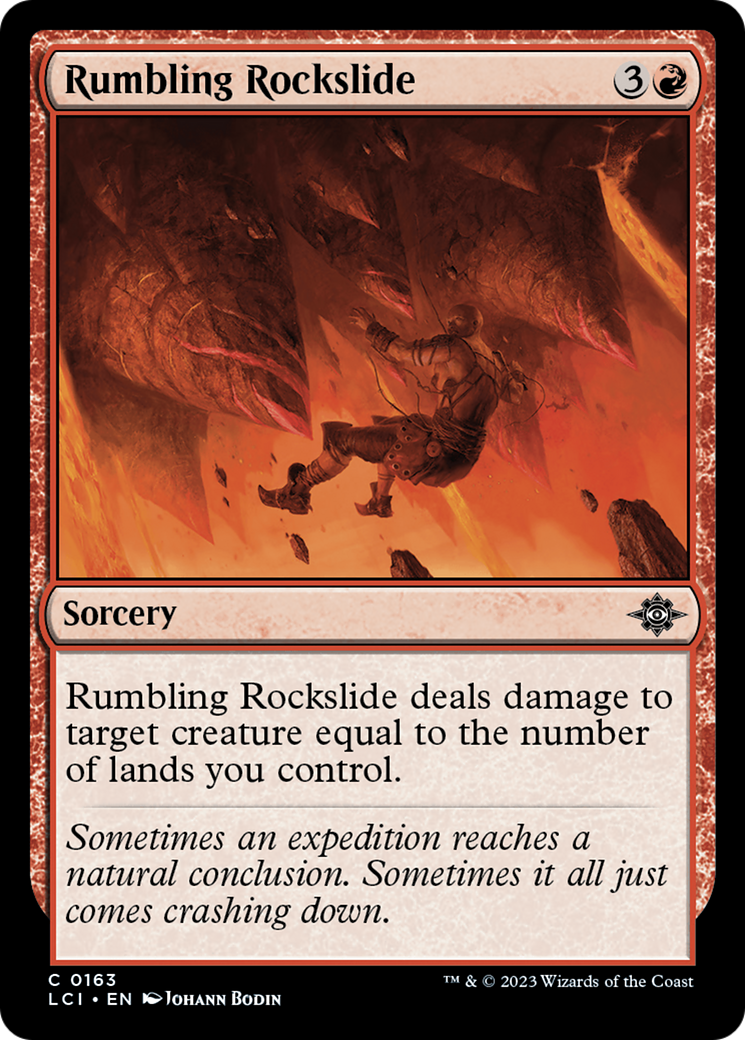 Rumbling Rockslide [The Lost Caverns of Ixalan] | Mega City Incorporated