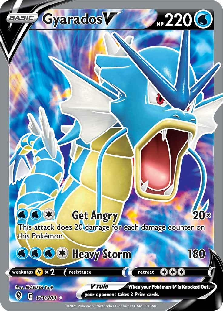 Gyarados V (171/203) [Sword & Shield: Evolving Skies] | Mega City Incorporated