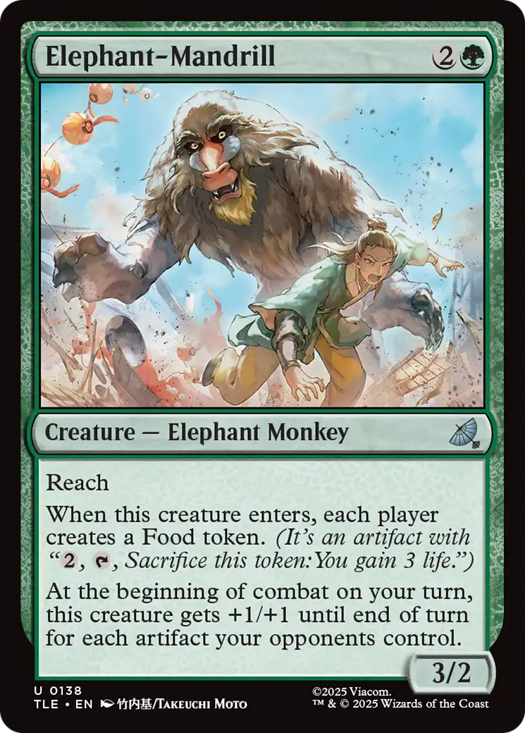 Elephant-Mandrill [Avatar: The Last Airbender: Eternal-Legal] | Mega City Incorporated