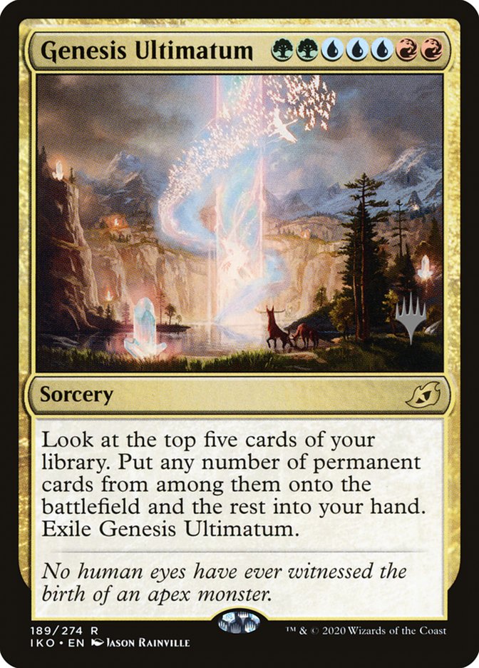 Genesis Ultimatum (Promo Pack) [Ikoria: Lair of Behemoths Promos] | Mega City Incorporated