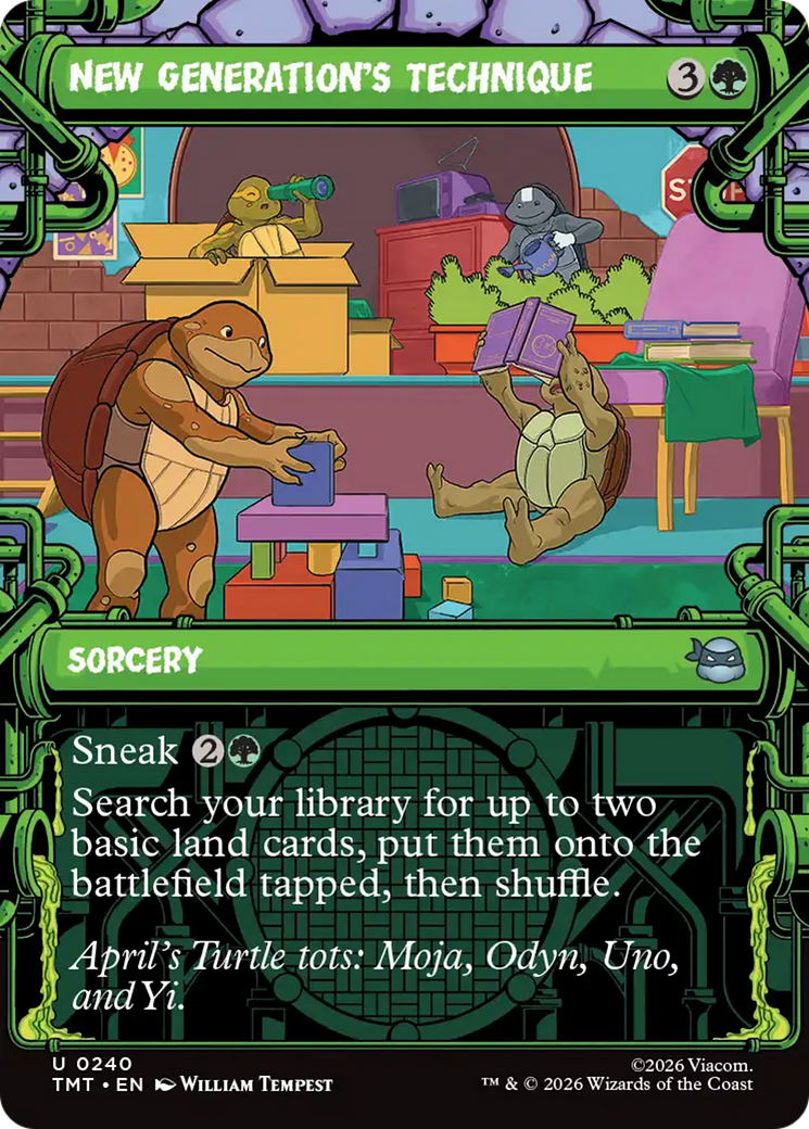 New Generation's Technique (Showcase) [Teenage Mutant Ninja Turtles] | Mega City Incorporated